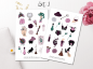 Preview: Girl Witch Sticker Set